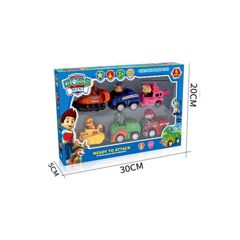 ماشین بازی مدل سگ های نگهبان مجموعه ۶ عددی