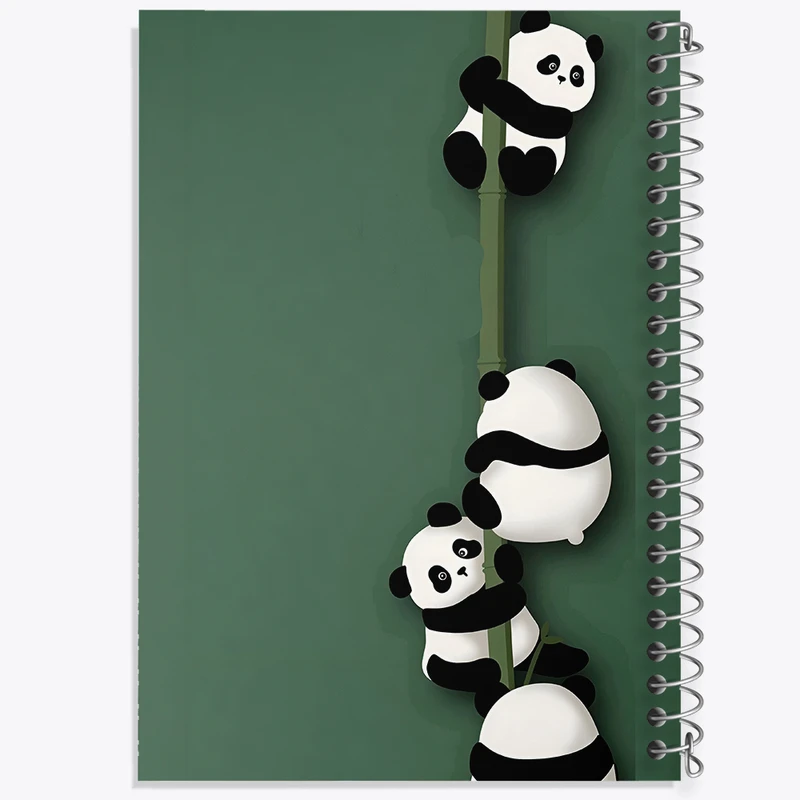 دفتر مشق 100 برگ خندالو طرح پاندا کیوت کد N4111