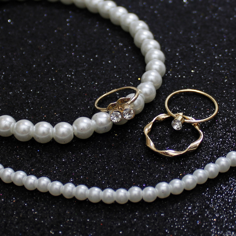 بند انگشتی زنانه کد RKH_1338 مجموعه 3 عددی