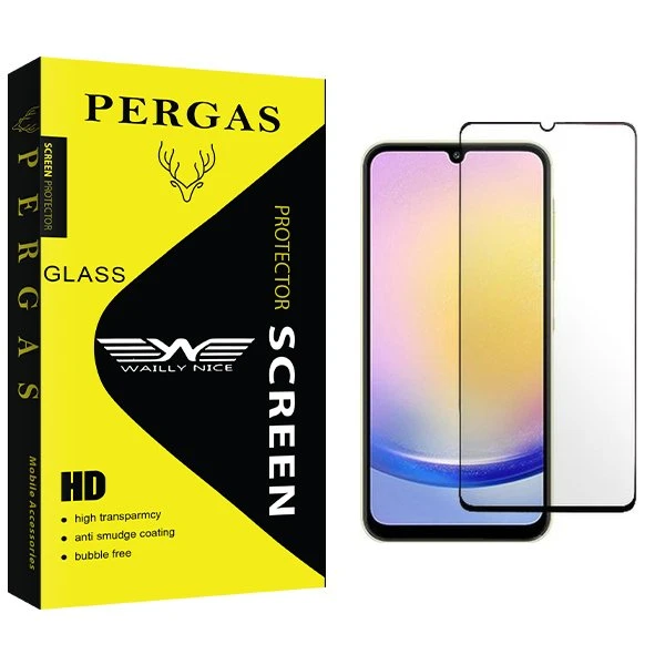 محافظ صفحه نمایش شیشه ای وایلی نایس مدل Pergas مناسب برای گوشی موبایل سامسونگ Galaxy A25