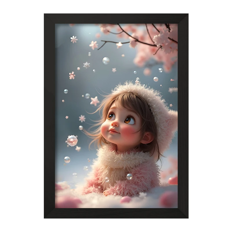 تابلو خندالو مدل دخترانه کودکانه کد F9491
