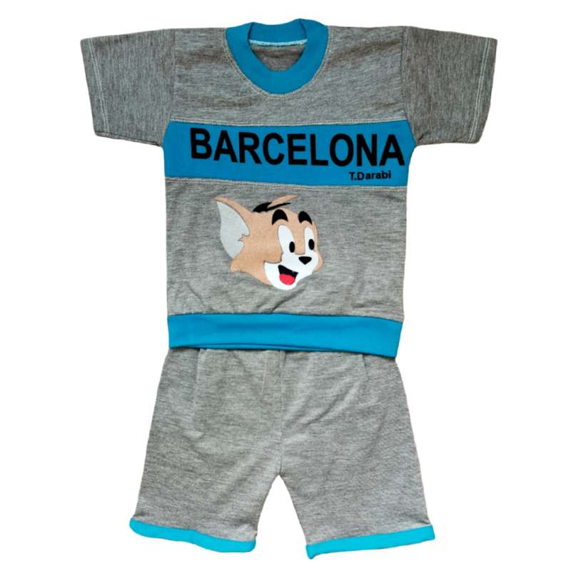 ست تی شرت و شلوارک پسرانه مدل m-ger-AB