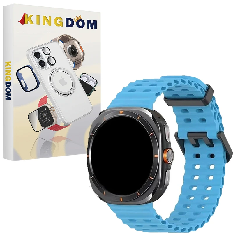 بند کینگدام مدل Ocean SGK Silicone مناسب برای ساعت هوشمند سامسونگ Galaxy Watch Ultra 47mm