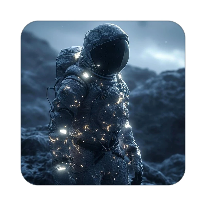 زیر لیوانی کاکتی طرح فضانورد مدل mp46019