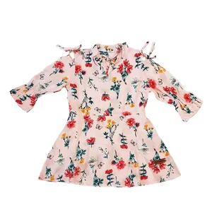 پیراهن دخترانه مدل گل کد 140