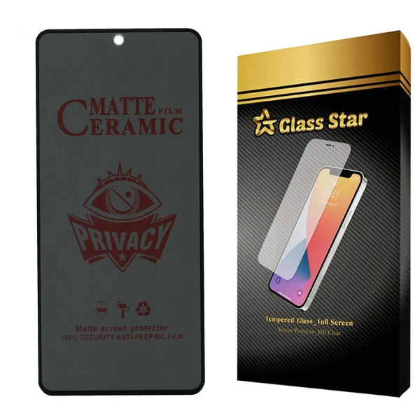  محافظ صفحه نمایش سرامیکی حریم شخصی گلس استار مدل PRCGA مناسب برای گوشی موبایل سامسونگ Galaxy A51 5G 