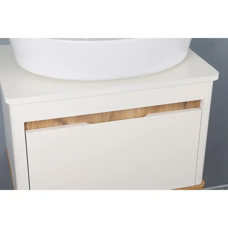 ست کابینت و روشویی دلفین مدل ZN-R20-6040 به همراه آینه و باکس