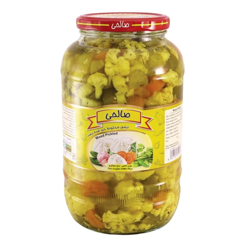 ترشی مخلوط سالادی ممتاز صالحی  - 1300 گرم