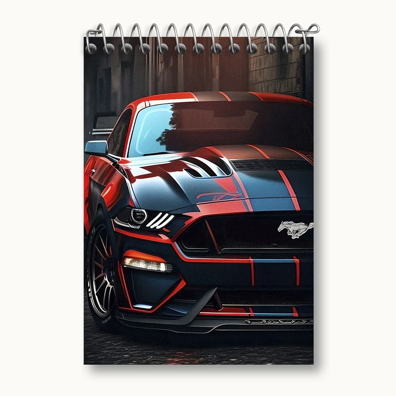 دفتر یادداشت 50 برگ خندالو طرح ماشین اسپرت کد N1801