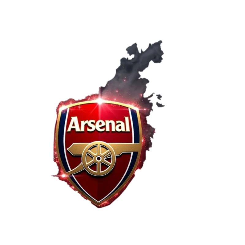 استیکر پارچه و لباس پاد آفرین مدل فوتبالی آرسنال کد 4165
