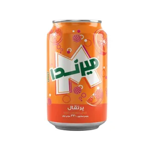 نوشابه گازدار با طعم پرتقال میرندا - 330 میلی لیتر