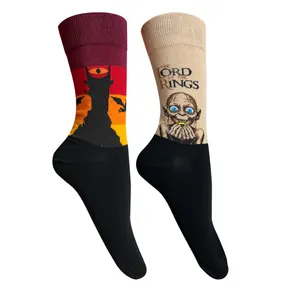 جوراب ساق بلند مردانه تن پوش هنگامه مدل پنبه ارباب حلقه ها تا به تا