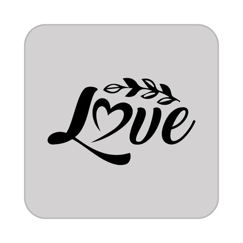 زیر لیوانی کاکتی طرح عاشقانه مدل mp40652