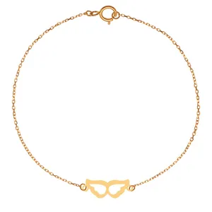 دستبند طلا 18 عیار زنانه الن نار مدل بال ELN102035