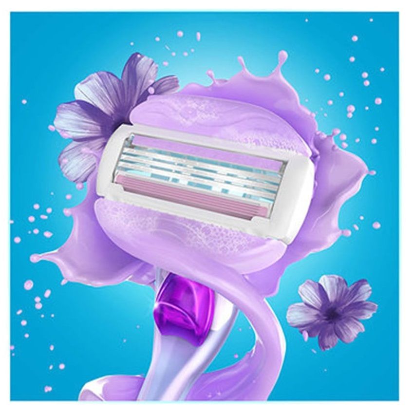 خود تراش ژیلت مدل Venus Comfortglide Breeze به همراه تیغ یدک بسته 6 عددی -  - 3