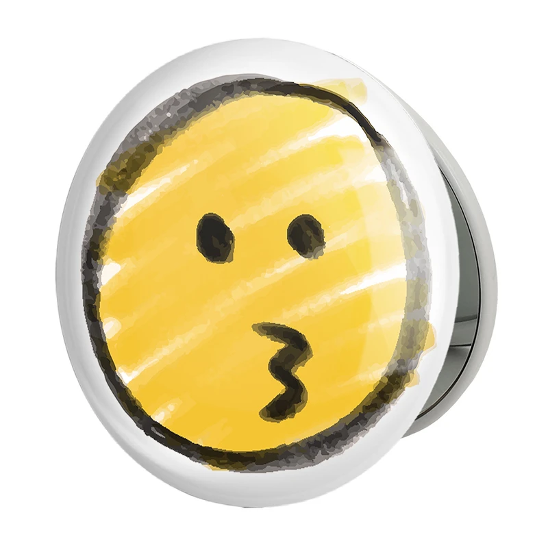 آینه جیبی خندالو طرح ایموجی Emoji مدل تاشو کد 3050 