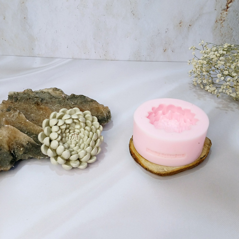 قالب شمع کوشا اکسسوری مدل گل داوودی