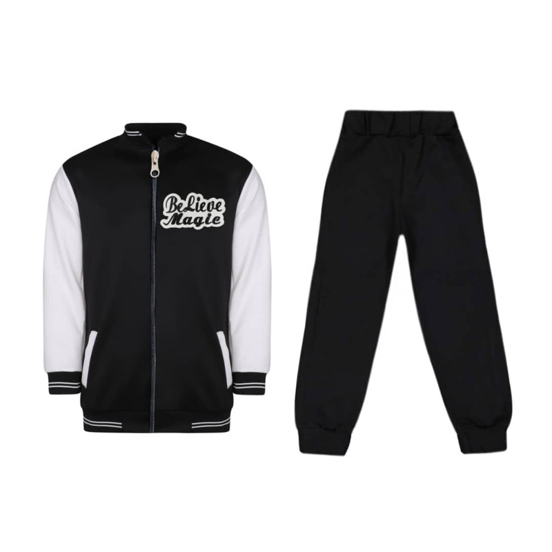 ست سویشرت و شلوار زنانه مدل زیپی