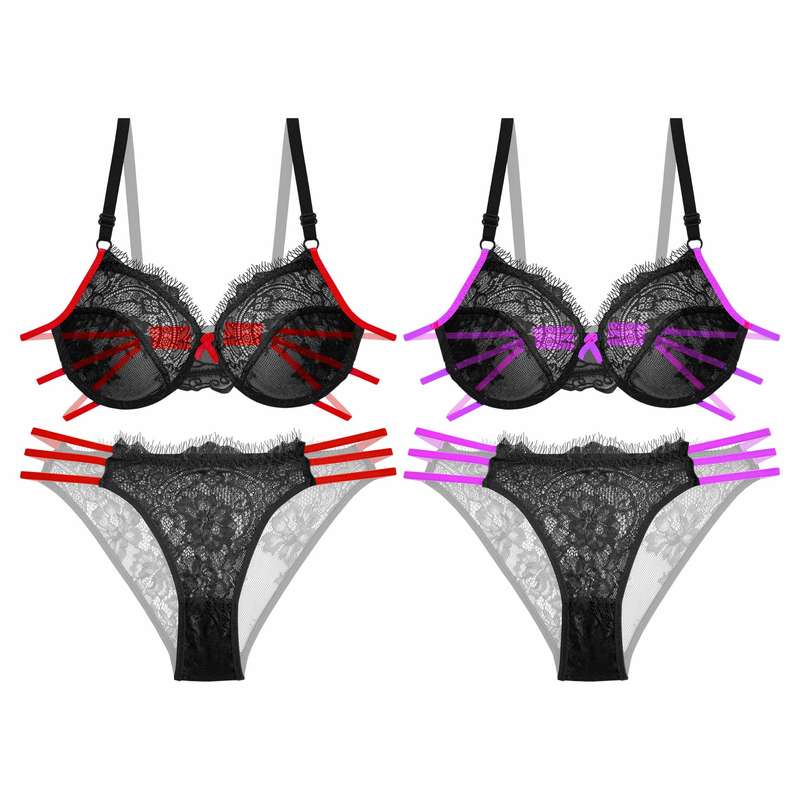 ست شورت و سوتین زنانه نوشه پوش کد 09-40005 مجموعه 2 عددی