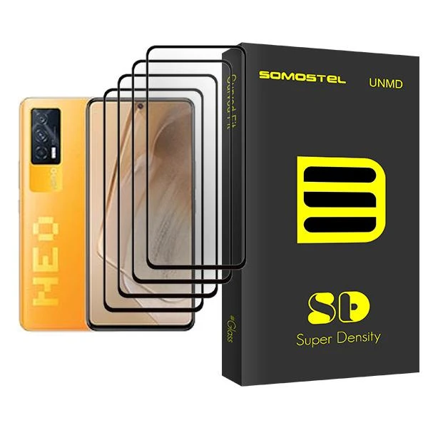 محافظ صفحه نمایش سوماستل مدل SD Glass MIX004 مناسب برای گوشی موبایل ویوو iQOO Neo5 بسته چهار عددی