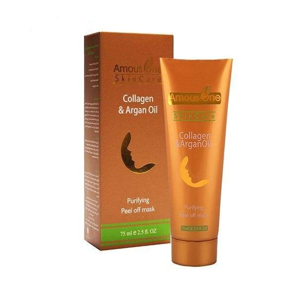 ماسک صورت آموس وان مدل آرگان حجم 75 میلی لیتر