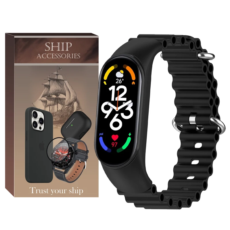 بند شیپ مدل Ocean SH مناسب برای ساعت هوشمند شیائومی Mi band 4/5/6