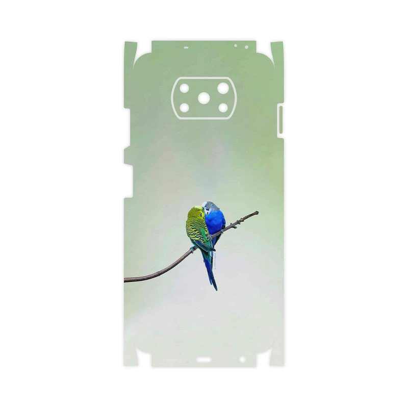 برچسب پوششی ماهوت مدل Lovebird-FullSkin مناسب برای گوشی موبایل شیائومی Poco X3 NFC