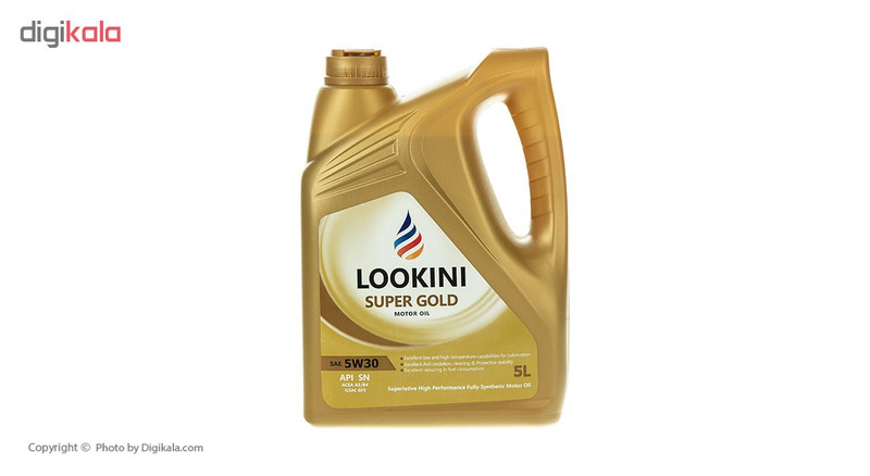 روغن موتور خودرو لوکینی مدل Super Gold-5W30 حجم 5 لیتر