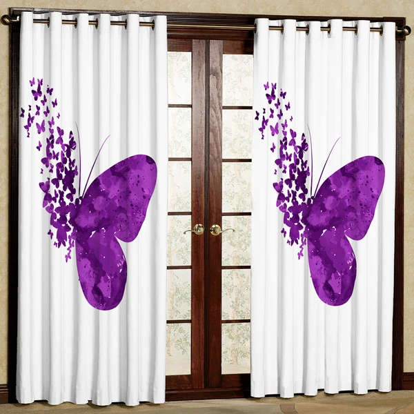 پرده مدل پروانه هازان پانچی کد 29 سایز 280x140 سانتی متر