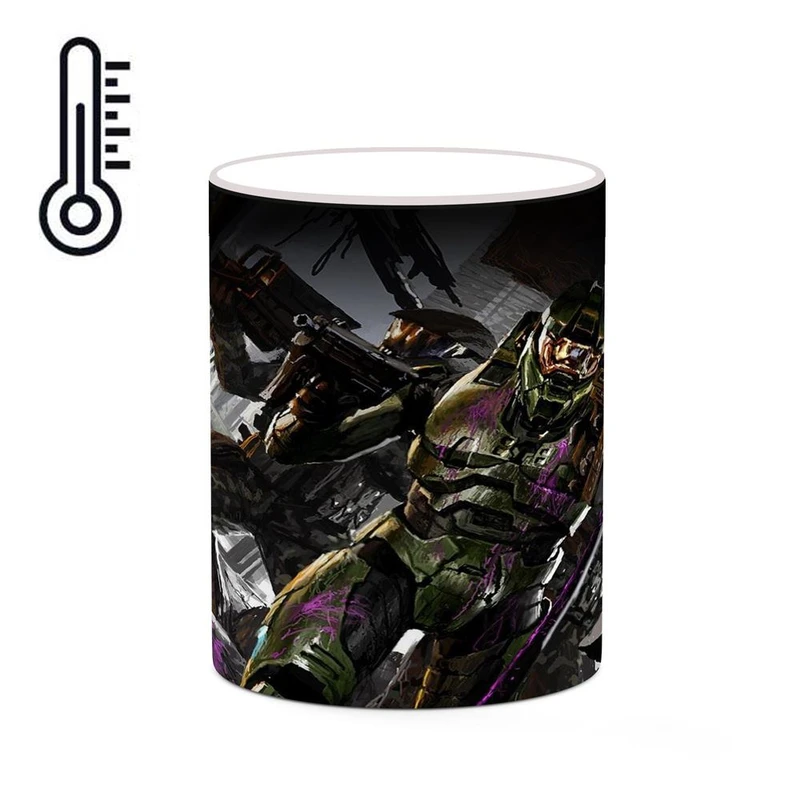 ماگ حرارتی کاکتی مدل بازی هالو Halo 2 کد mgh29031