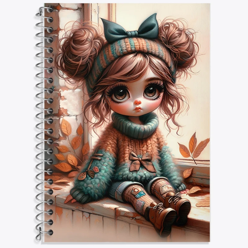 دفتر لغت 50 برگ خندالو طرح دخترانه کد F5537