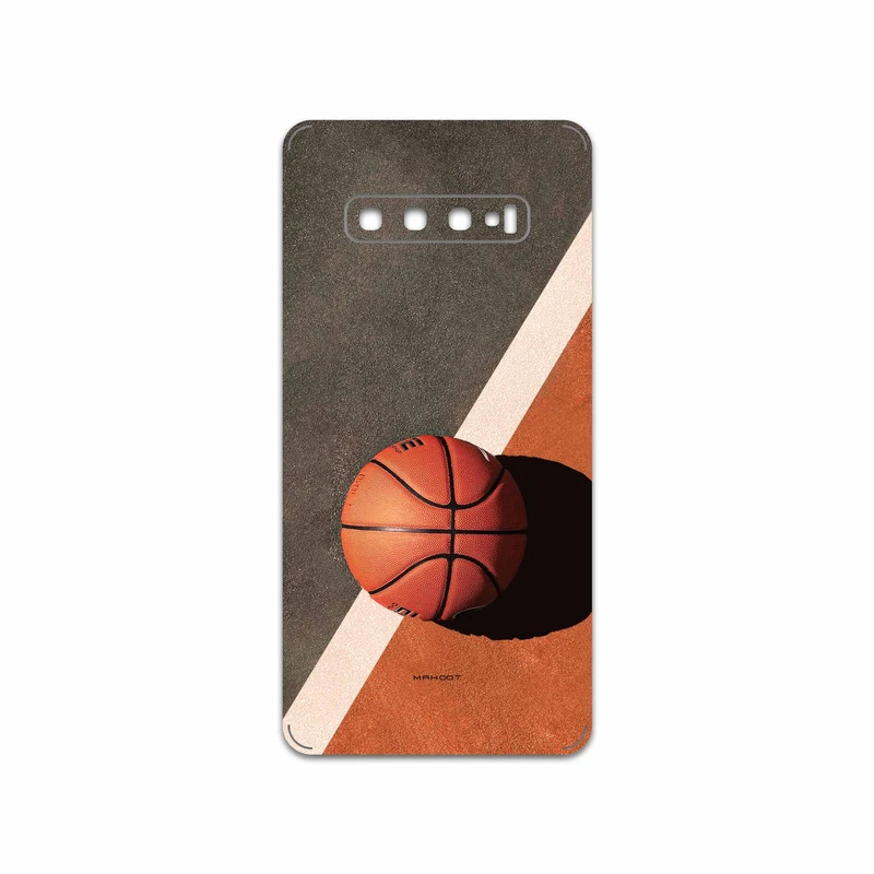 برچسب پوششی ماهوت مدل Basketball مناسب برای گوشی موبایل سامسونگ Galaxy S10 Plus