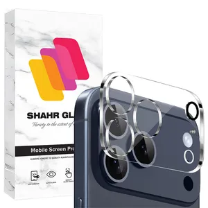 محافظ لنز دوربین شیشه‌ای شهر گلس مدل 3DSH مناسب برای گوشی موبایل اپل iPhone 17 Pro
