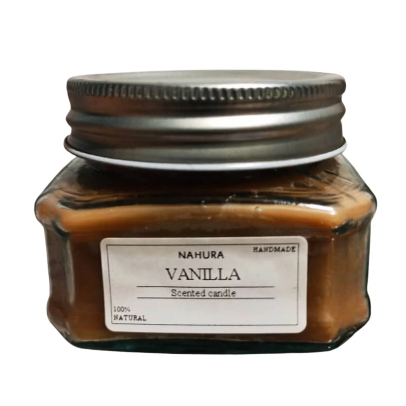 شمع لیوانی معطر مدل C007 با رایحه وانیل زمان اتمام 15 ساعت