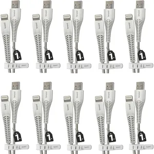 کابل تبدیل USB به لایتنینگ بیاند مدل BUL-301 CHARGE DATA طول 1 متر بسته ده عددی