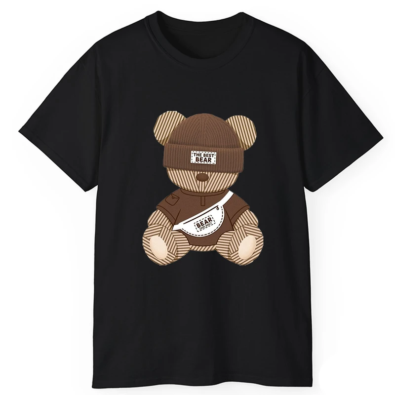 تی‌شرت آستین کوتاه مردانه پاد آفرین مدل خرسی لباسی 63