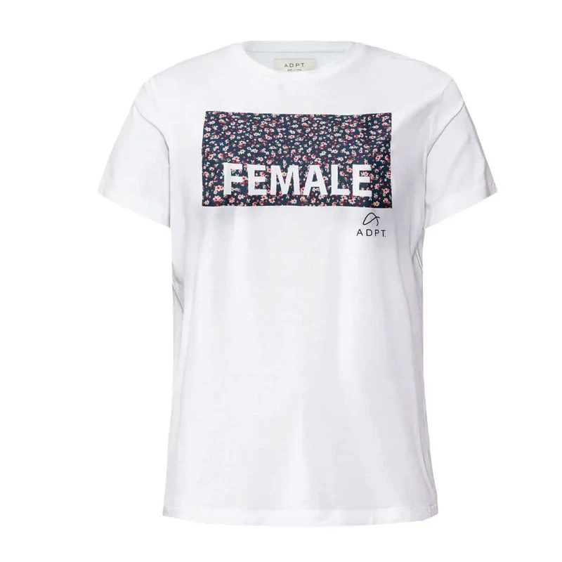 تی شرت آستین کوتاه زنانه مدل   ADPT  SM256