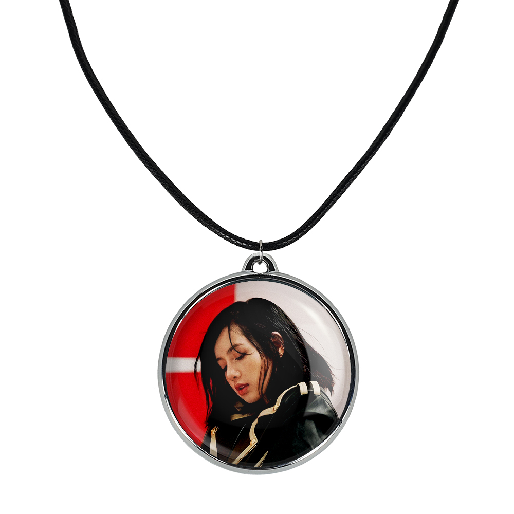 گردنبند خندالو مدل لیسا بلک پینک کد 1432114323