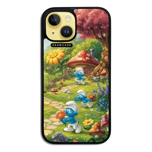 AKAM AMC-WA15-SMURFS-8 Cover For Apple iPhone 15