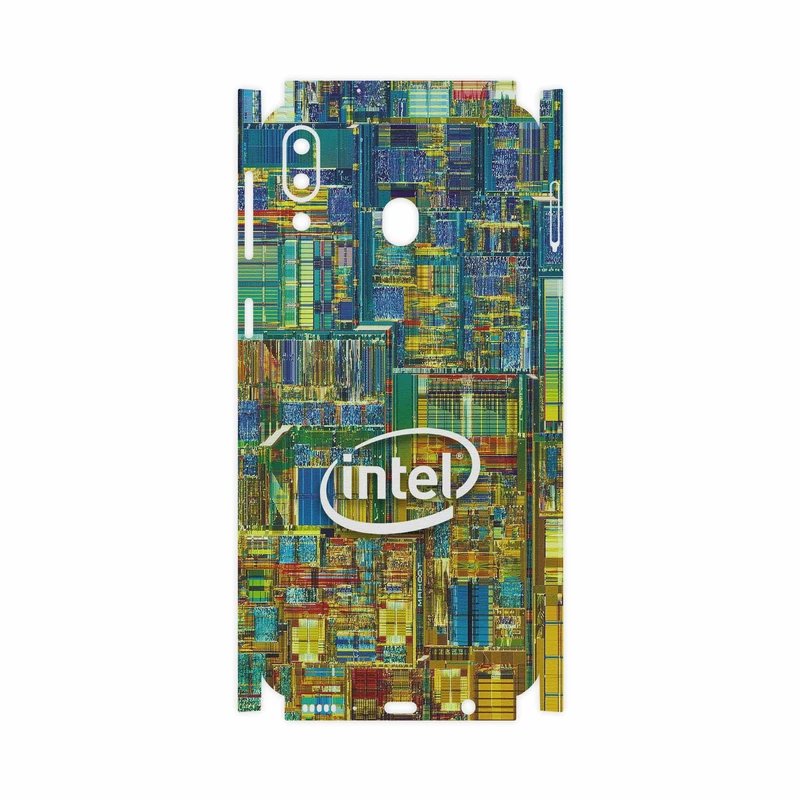 برچسب پوششی ماهوت مدل Intel Brand-FullSkin مناسب برای گوشی موبایل سامسونگ Galaxy M20