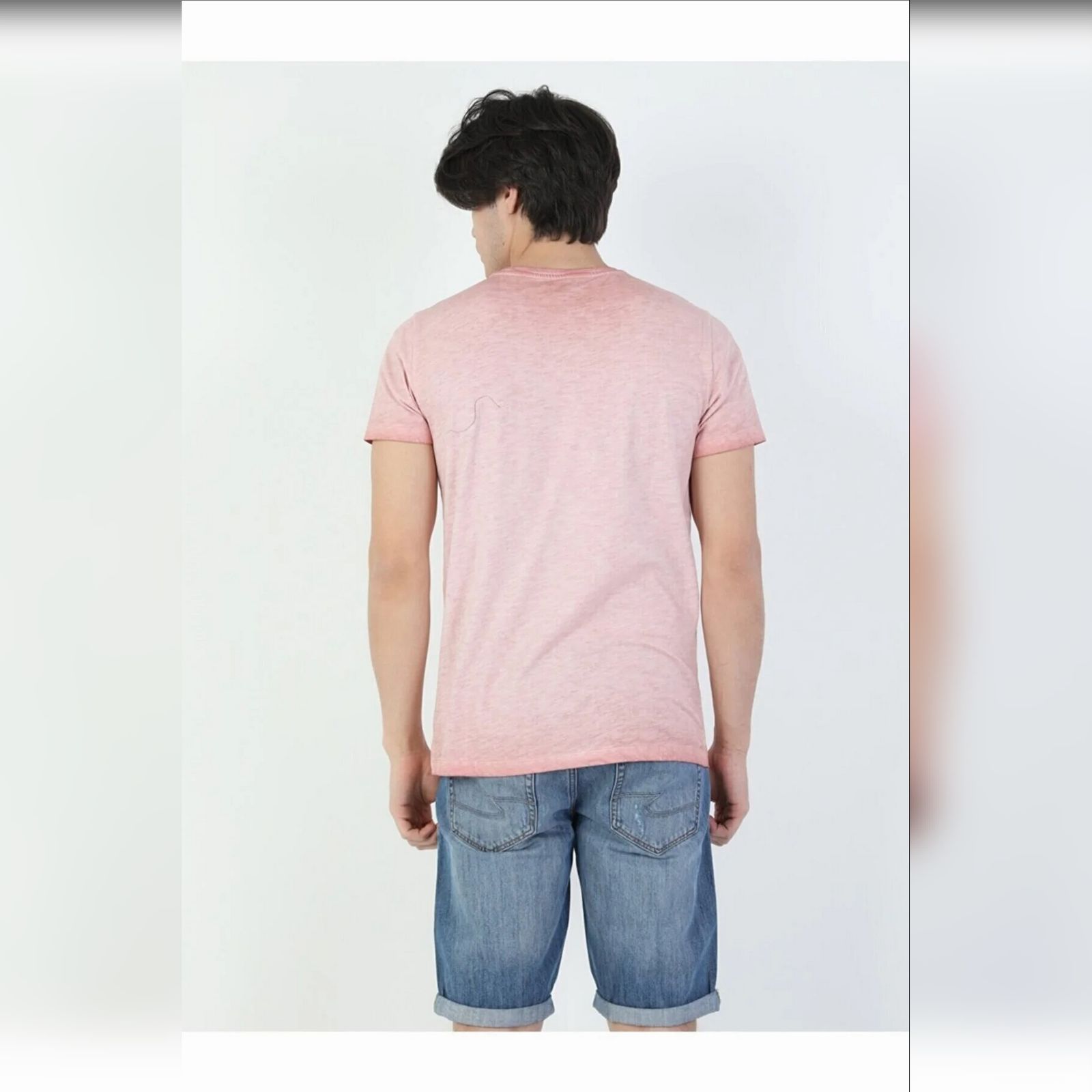 تی شرت آستین کوتاه مردانه کالینز مدل PEACH -  - 3
