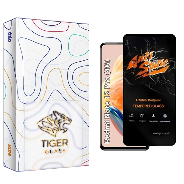 محافظ صفحه نمایش تایگر گلس مدل SAM Antistatic مناسب برای گوشی موبایل شیائومی Redmi note 12 Pro 4G