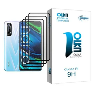 Cooling Olka Glass MIX003 Screen Protector For Realme Narzo 20 Pro Pack Of 3