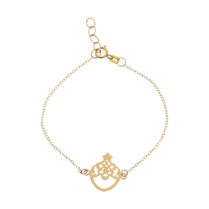 دستبند طلا 18 عیار زنانه مایا ماهک مدل MB0976