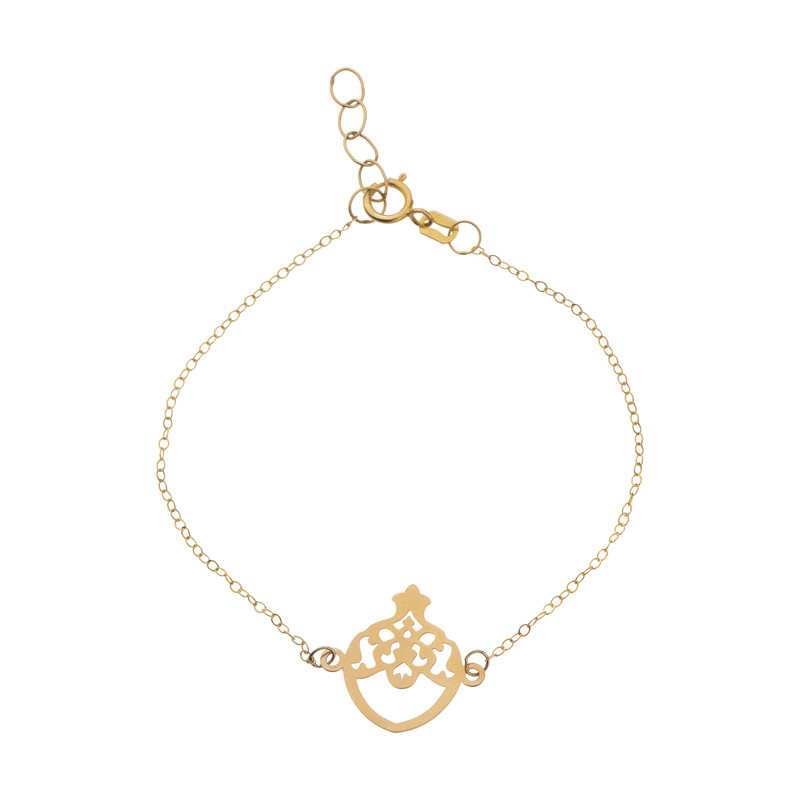 دستبند طلا 18 عیار زنانه مایا ماهک مدل MB0976