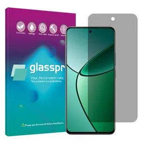 Glass Pro Resistant model privacy screen protector suitable for Realme 12 Plus Mobile phone 