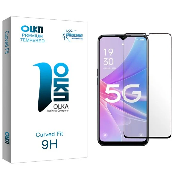 محافظ صفحه نمایش شیشه ای کولینگ مدل Olka مناسب برای گوشی موبایل اوپو A1x