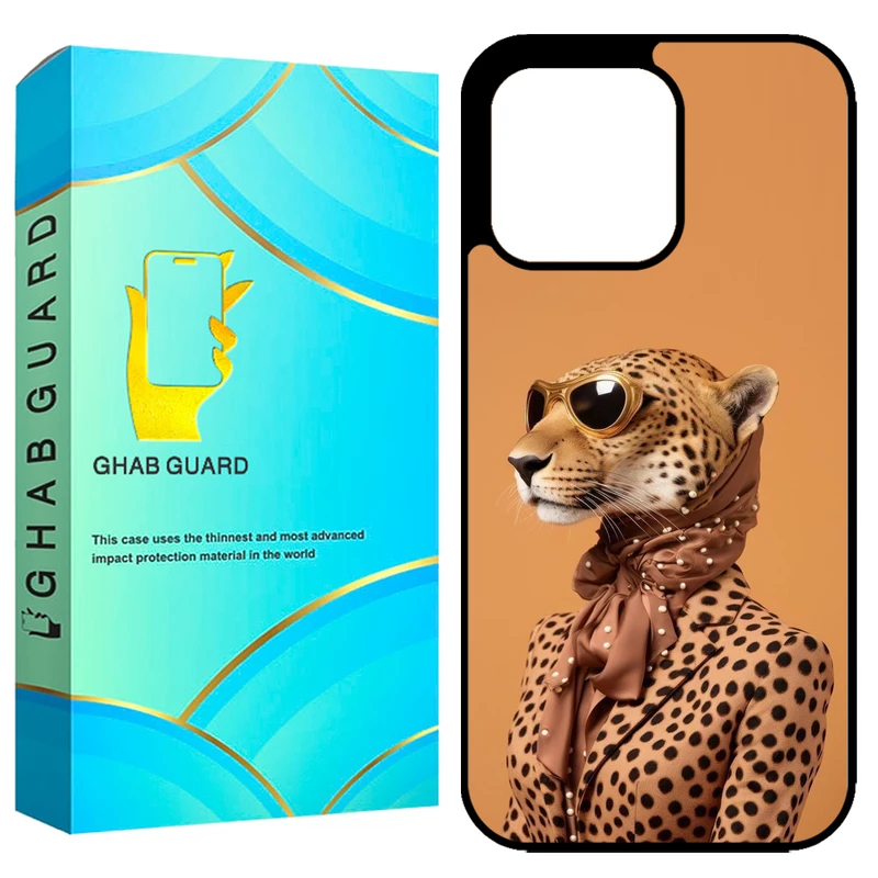 کاور قاب گارد طرح پلنگ مدل GCHP13PM مناسب برای گوشی موبایل اپل iPhone 13 Pro Max