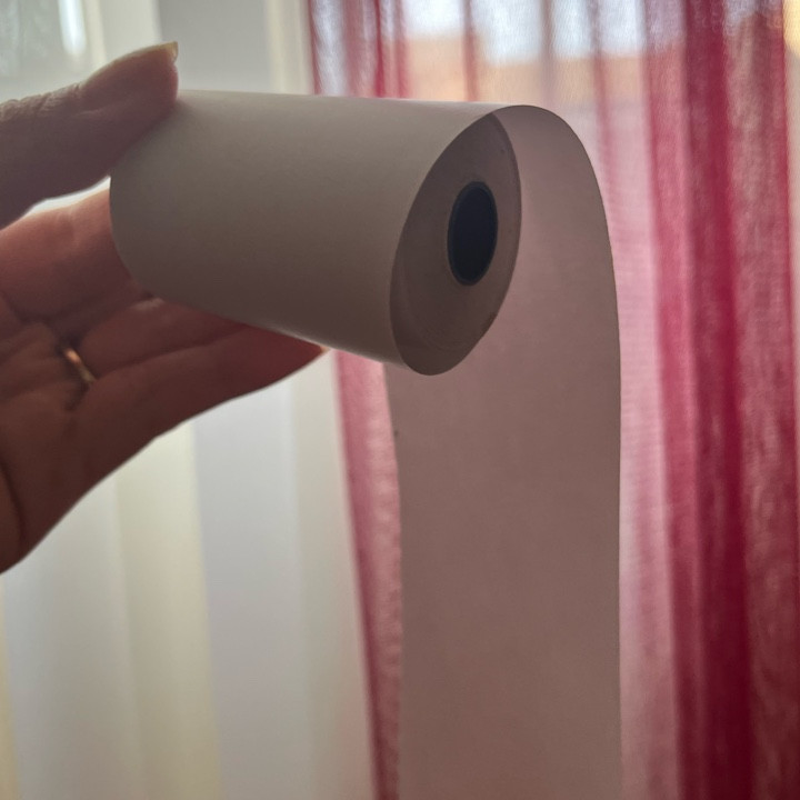 کاغذ رول کارتخوان حرارتی کد 80 بسته 12 عددی