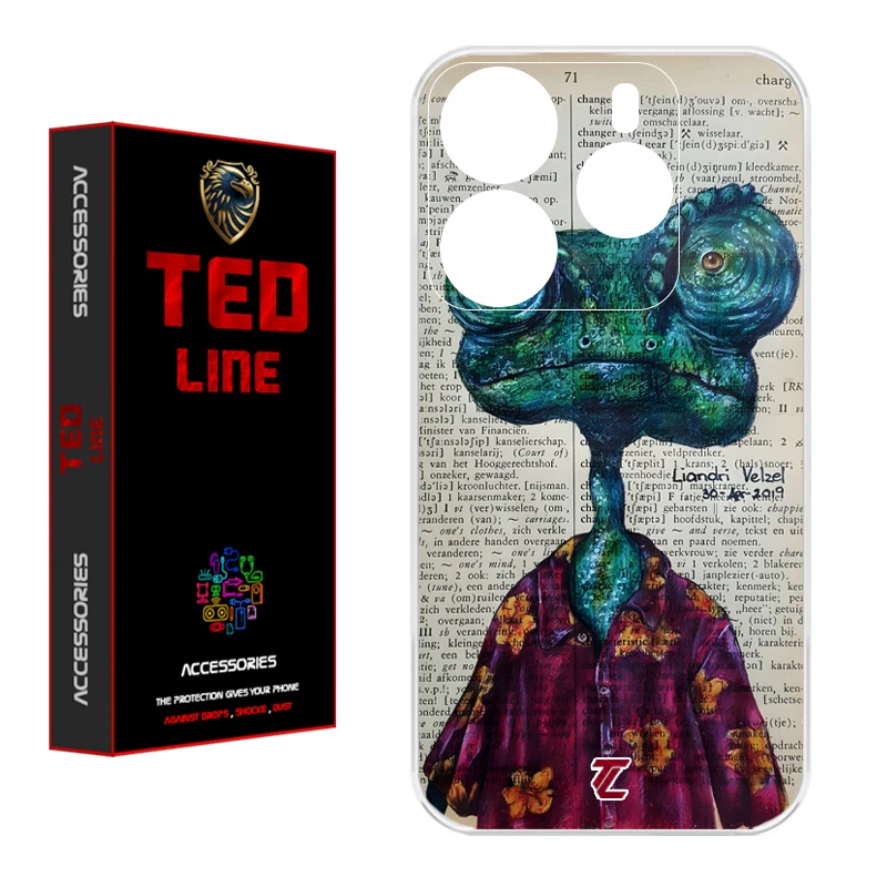 کاور تد لاین طرح رنگو کد 1130 مناسب برای گوشی موبایل شیائومی Redmi Note 14 4G